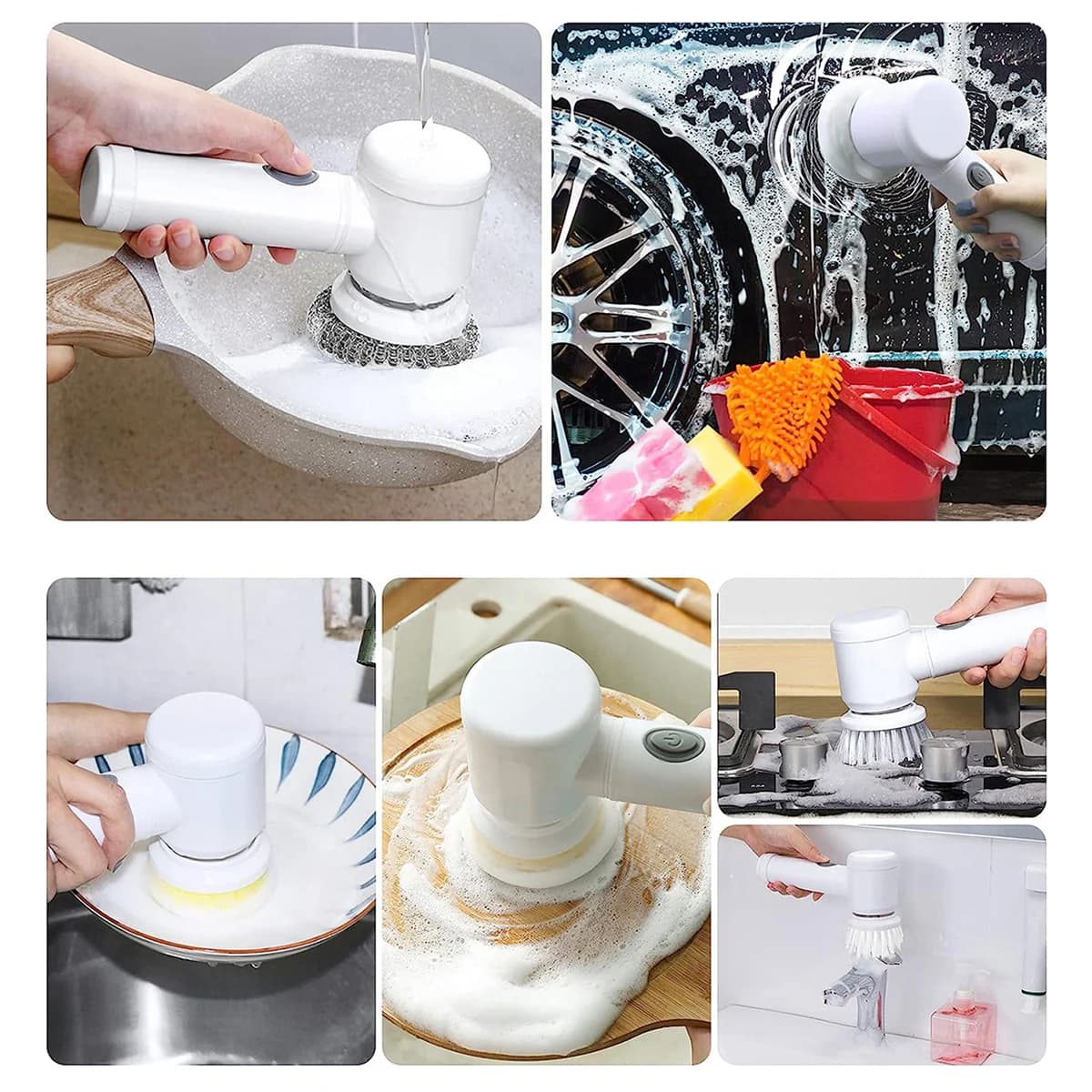 Zestaw 5 końcówek do szczotki obrotowej