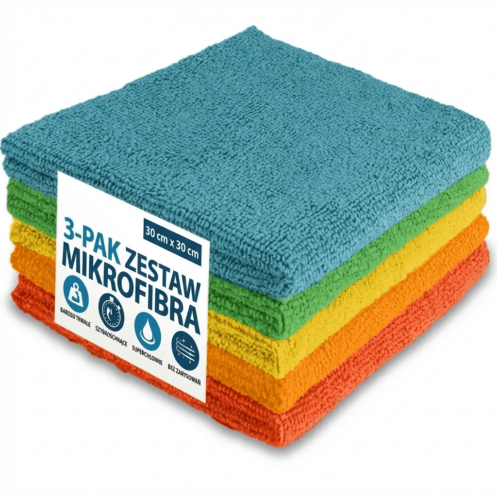 Ścierki z Mikrofibry – Chłonne i Uniwersalne